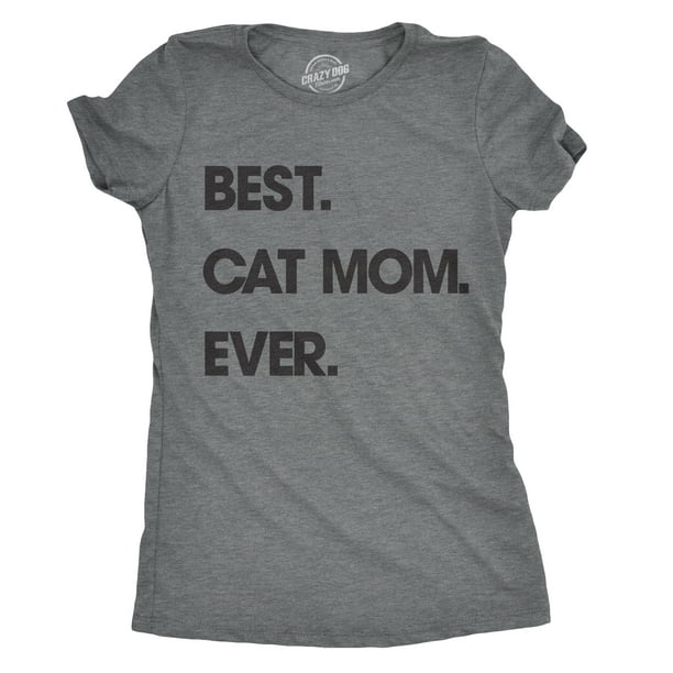 Vizor Womens Cat Mom AF Off Shoulder Tops Sweatshirts Funny Cat Meme for Moms of Cats 